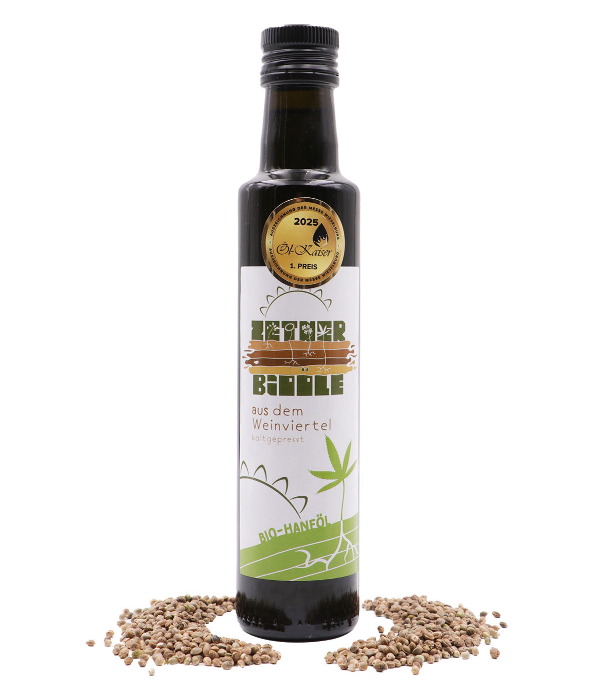 Bio Hanföl kaltgepresst 250ml – Biohof Zetner