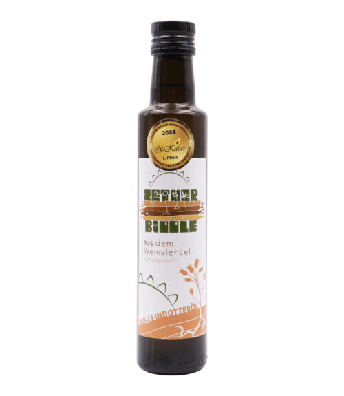 Bio Leindotteröl kaltgepresst 250ml – Biohof Zetner