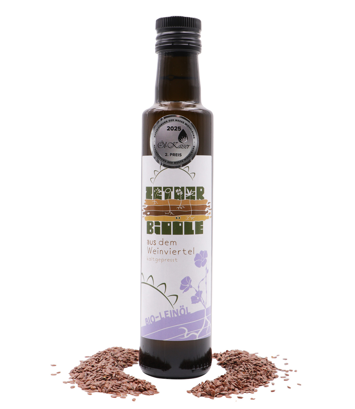 bio-leinoel-produktbild_samen Bio Leinöl kaltgepresst 250ml – Biohof Zetner