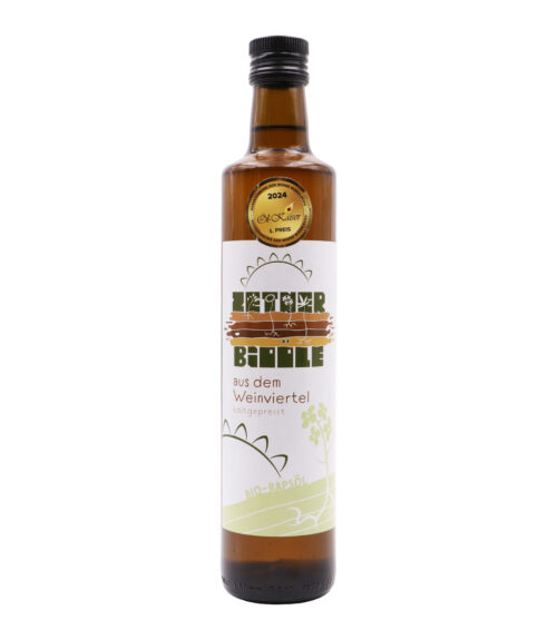 Bio Rapsöl kaltgepresst 500ml – Biohof Zetner