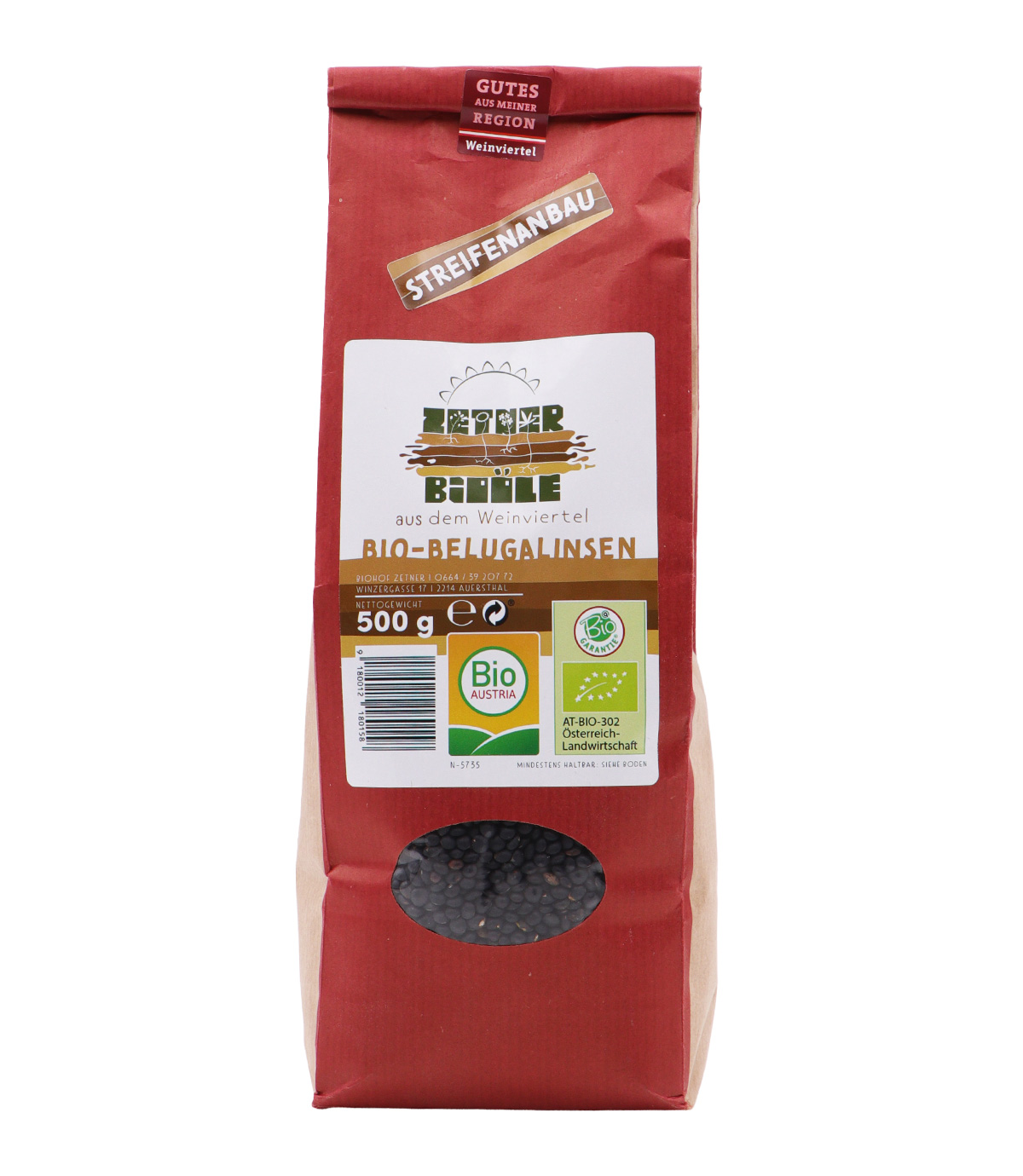 Bio Belugalinsen vom Biohof Zetner