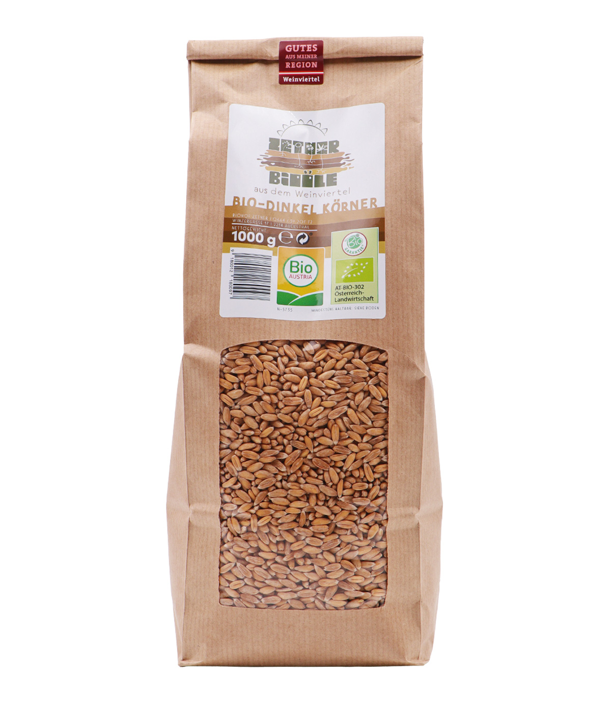 Bio Dinkelkörner 1000g