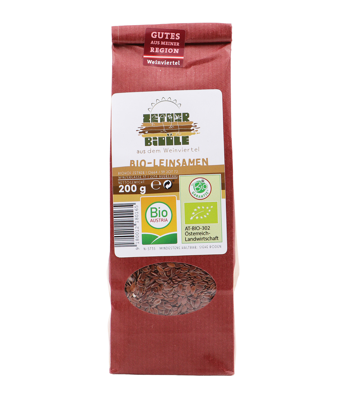 Bio Leinsamen vom Biohof Zetner