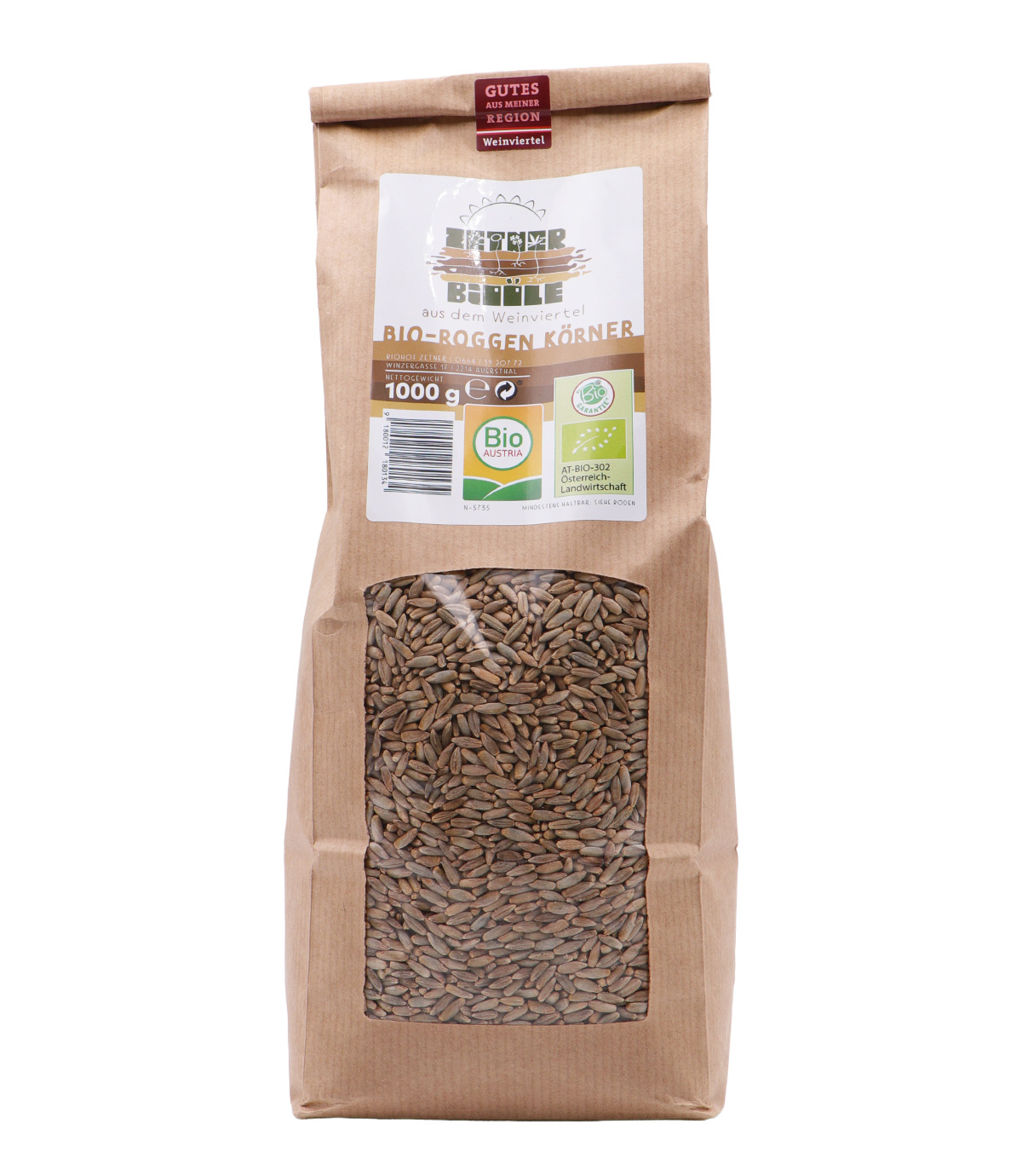 Bio Roggenkörner 1000g