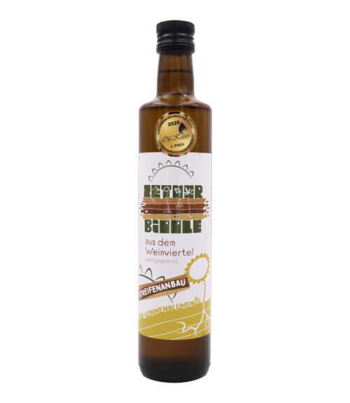 Bio Sonnenblumenöl kaltgepresst 500ml – Biohof Zetner