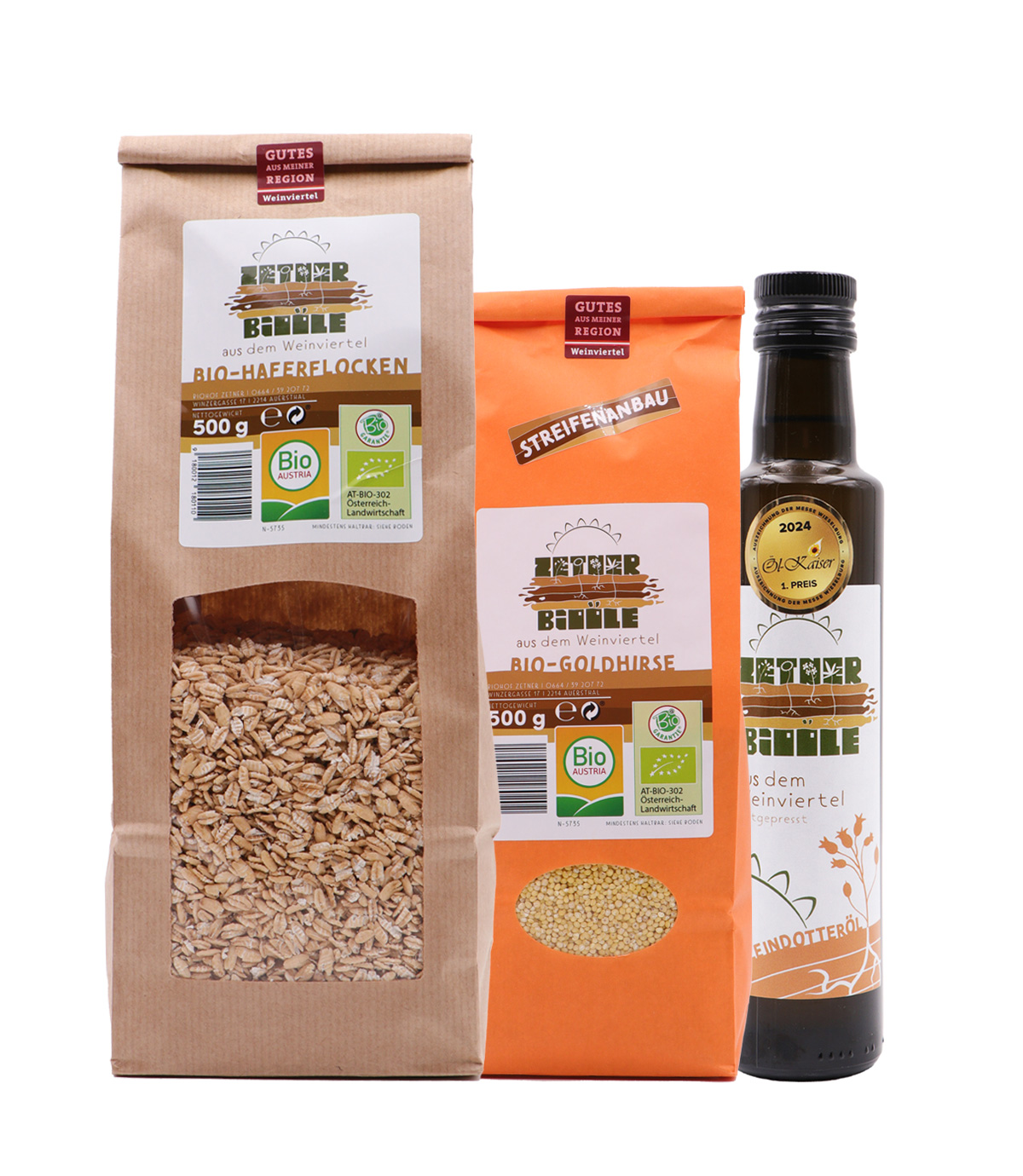 Bio Frühstückssackerl – gefüllt mit gesunden Lebensmitteln vom Biohof Zetner