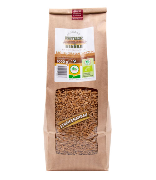 Bio Urkorn (Khorasan-Weizen) 1000 g vom Biohof Zetner